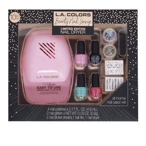 L.A. Colors Beauty Nail Lounge Set, New